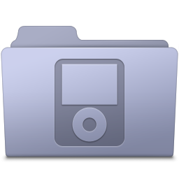 iPod Folder Lavender Icon 256x256 png